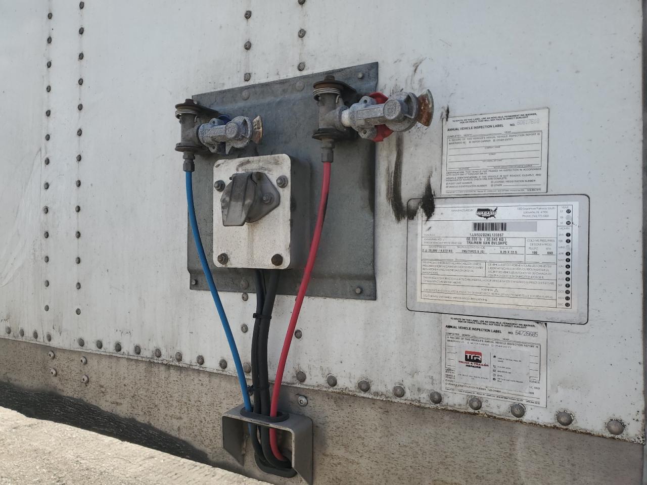 2020 WABASH Dry van VIN 1JJV532D2KL120867 photo 9