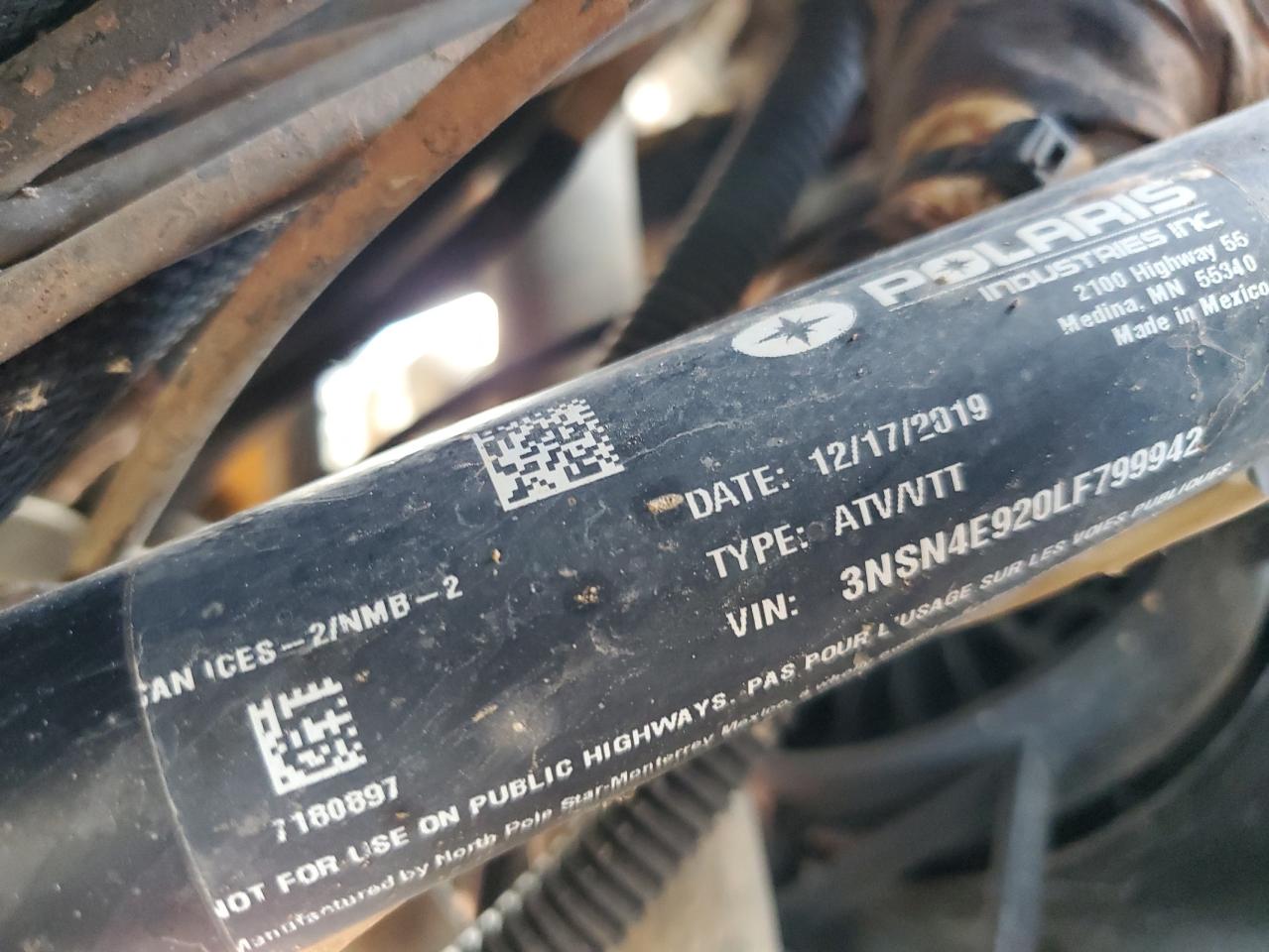 2020 POLARIS RZR XP 4 TURBO VIN 3NSN4E920LF799942 photo 10