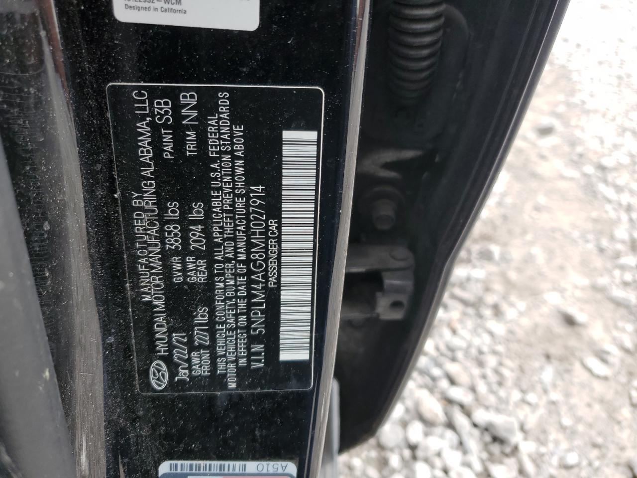 2021 Hyundai Elantra VIN 5NPLM4AG8MH027914 photo 12