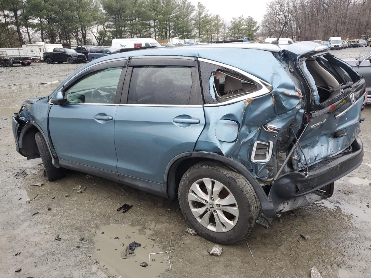 2014 HONDA Cr-v VIN 5J6RM4H52EL022567 photo 2