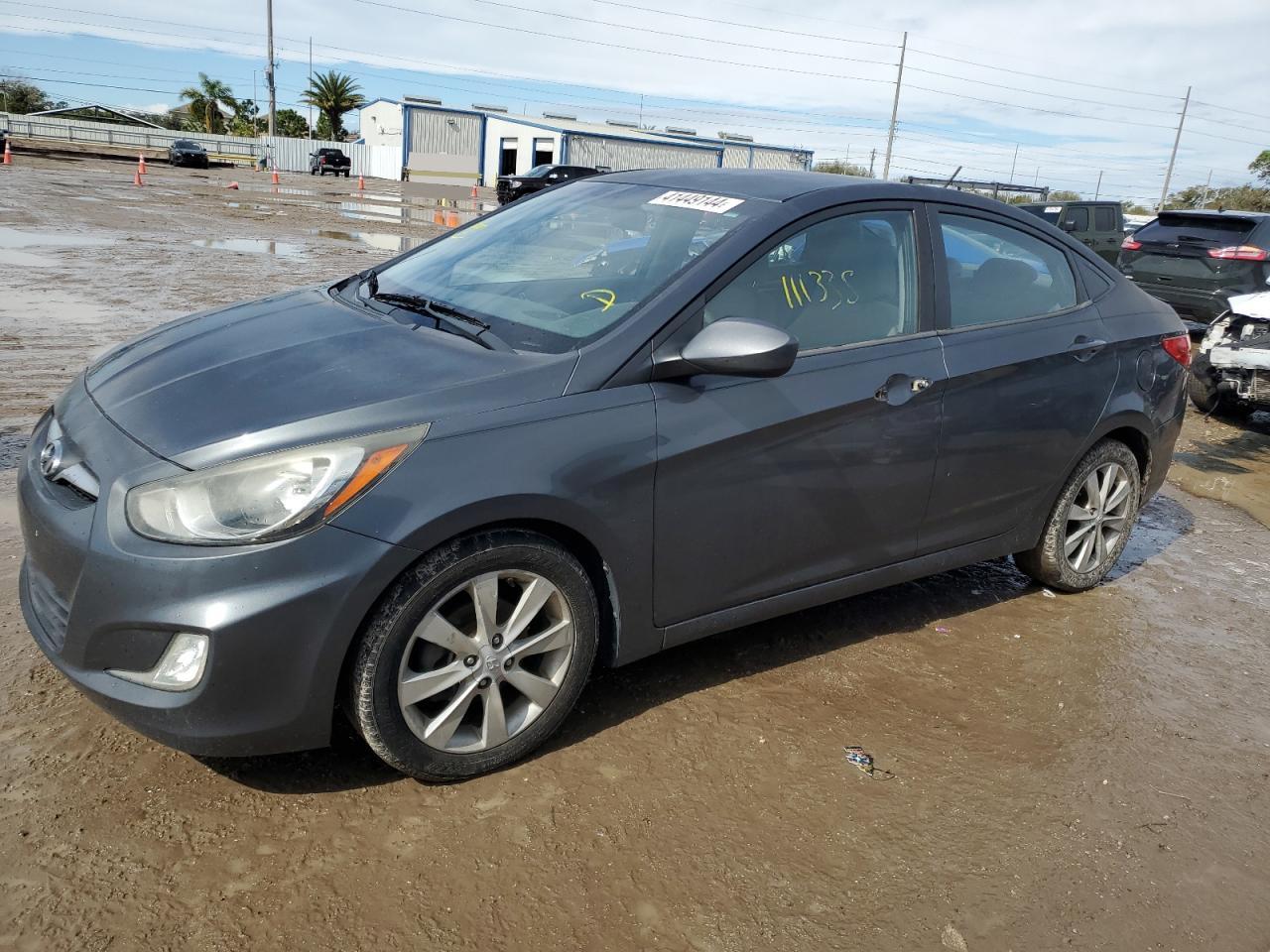 2012 HYUNDAI Accent VIN KMHCU4AEXCU160897 photo 1