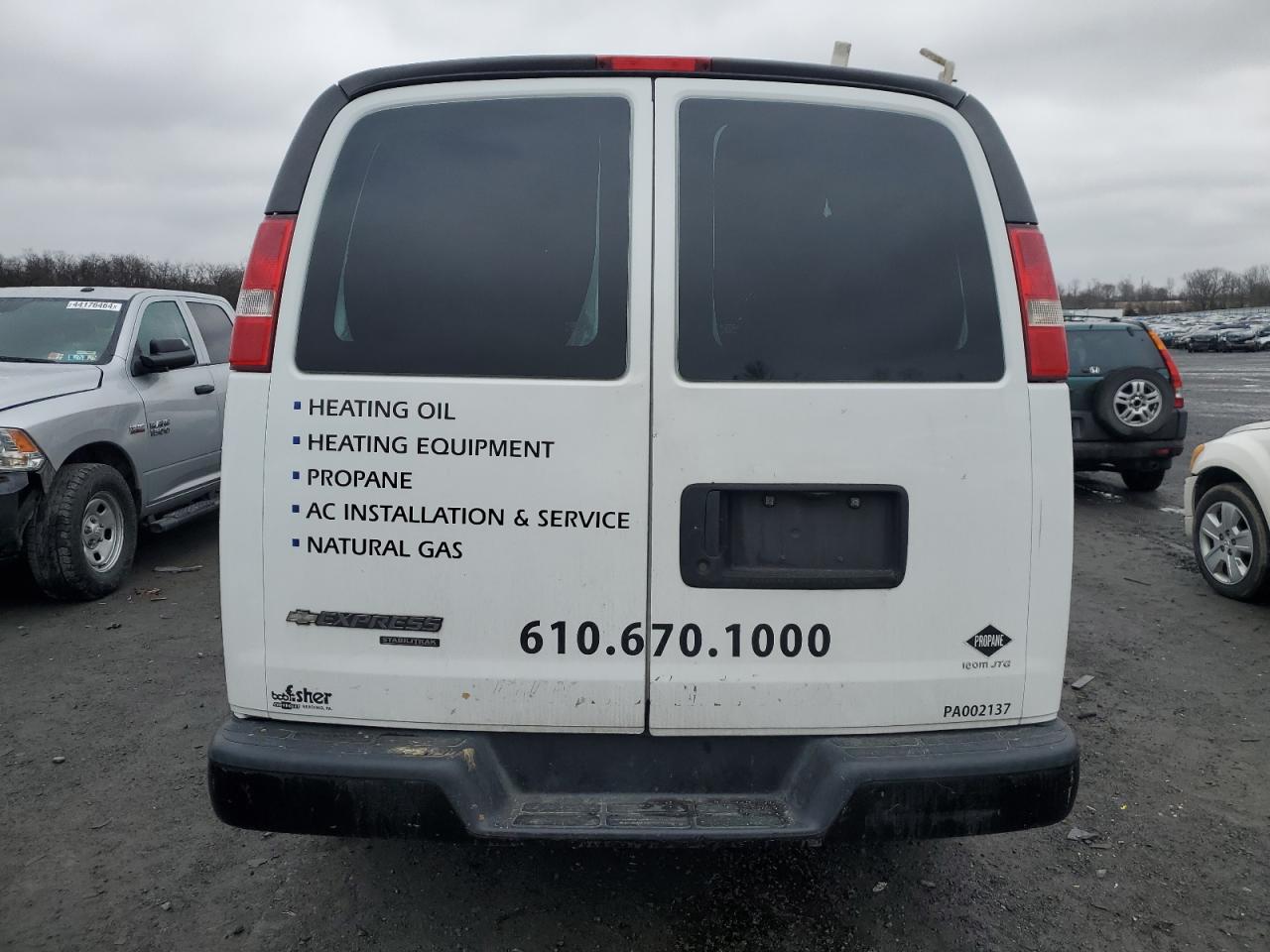 2016 Chevrolet Express 2500 VIN 1GCWGAFF6G1121269 photo 6
