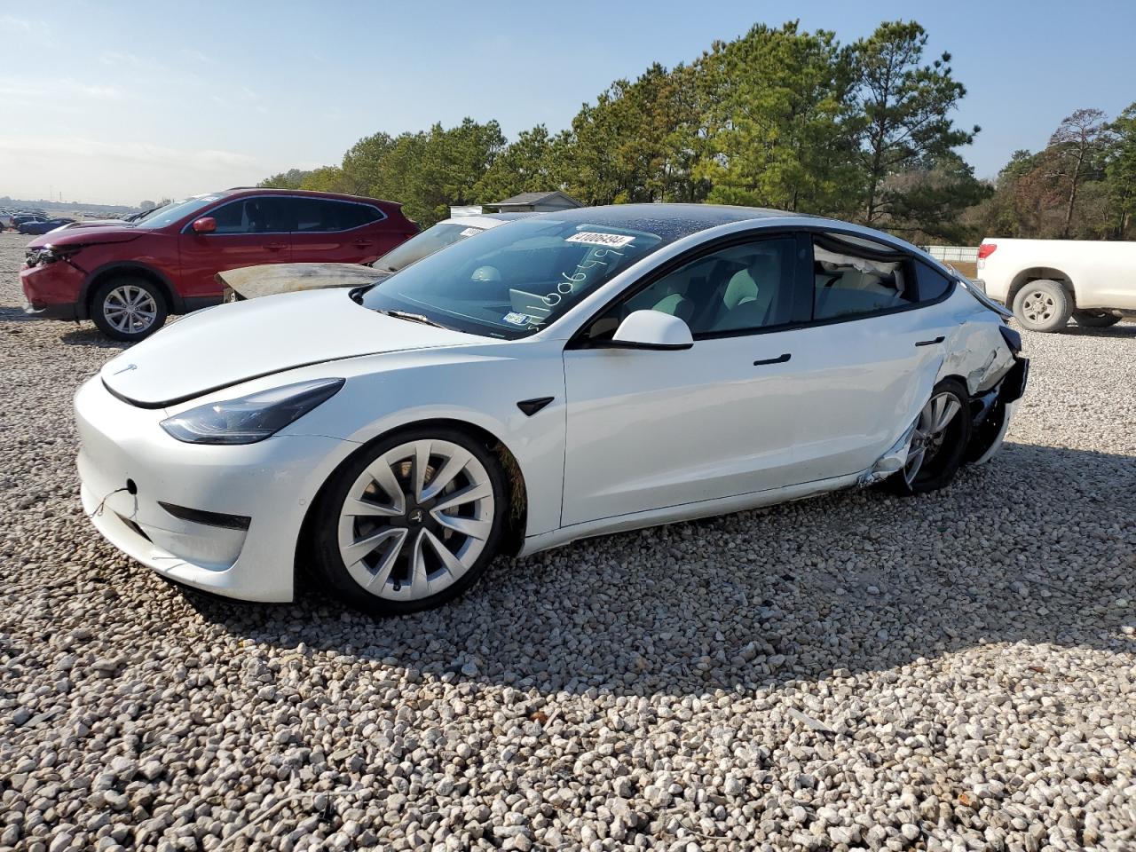 2022 TESLA Model 3 VIN 5YJ3E1EA6NF347086 photo 1