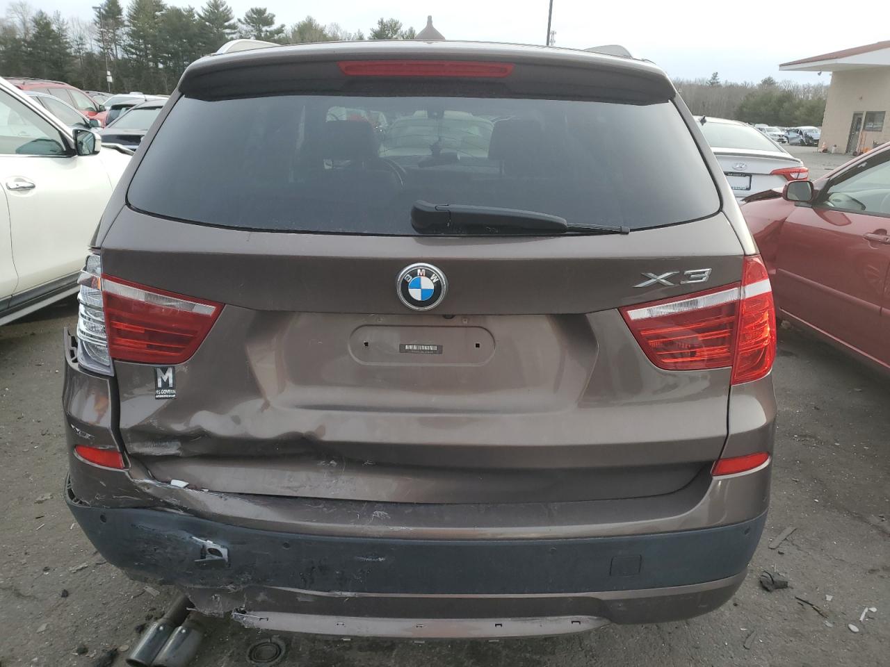 2014 BMW X3 VIN 5UXWX9C56E0D18540 photo 6