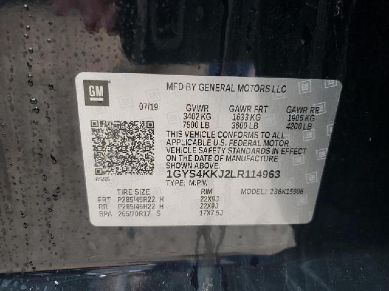 2020 CADILLAC Escalade VIN 1GYS4KKJ2LR114963 photo 12