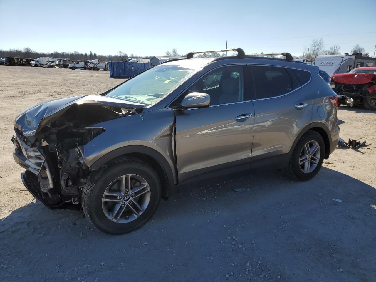 2017 HYUNDAI Santa fe VIN 5NMZUDLB9HH050262 photo 1