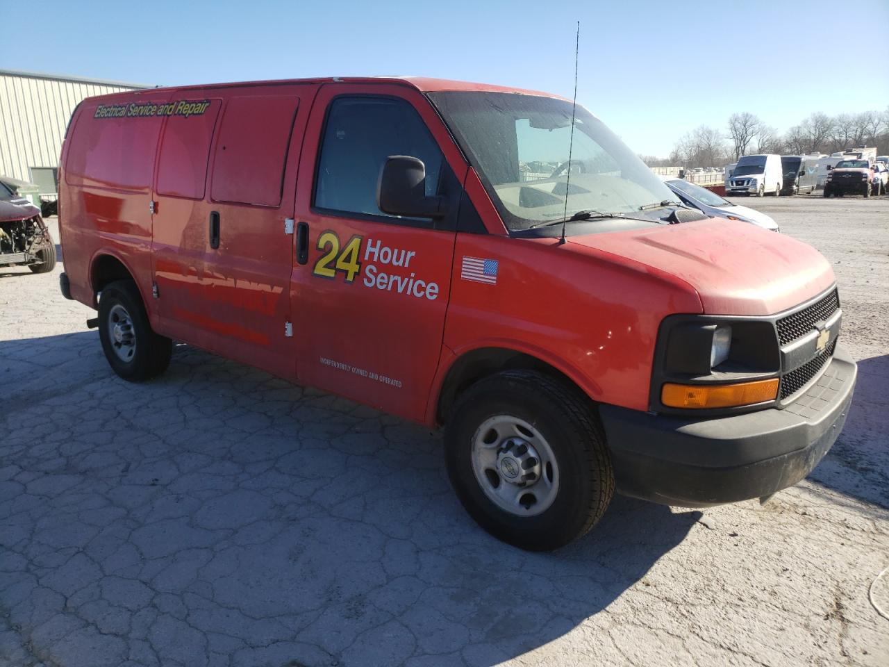 2013 CHEVROLET Express 2500 VIN 1GCWGFCA9D1186960 photo 4