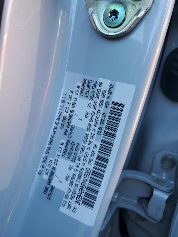 2024 Mazda 3 select s VIN 3MZBPABM6RM416989 photo 12