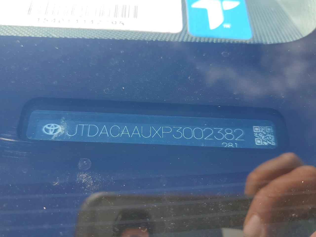 2023 Toyota Prius VIN JTDACAAUXP3002382 photo 12