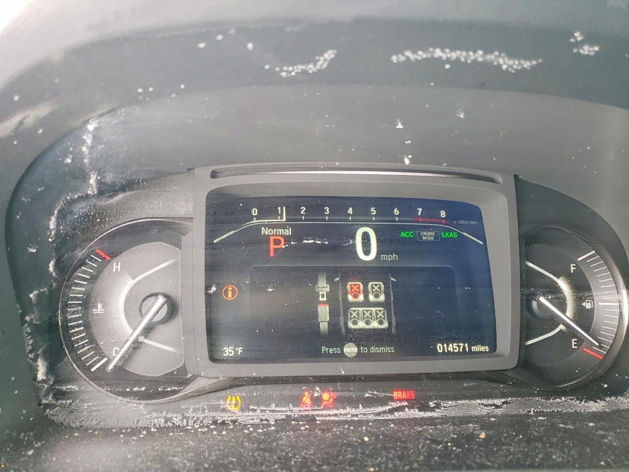 2025 Honda Passport VIN 5FNYF8H66SB004874 photo 9