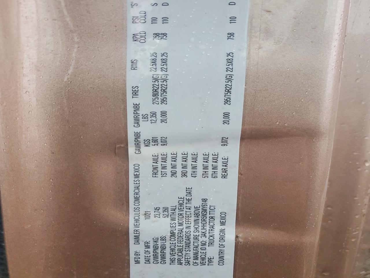 2022 FREIGHTLINER All other VIN 3AKJHHDR5NSMY6148 photo 10