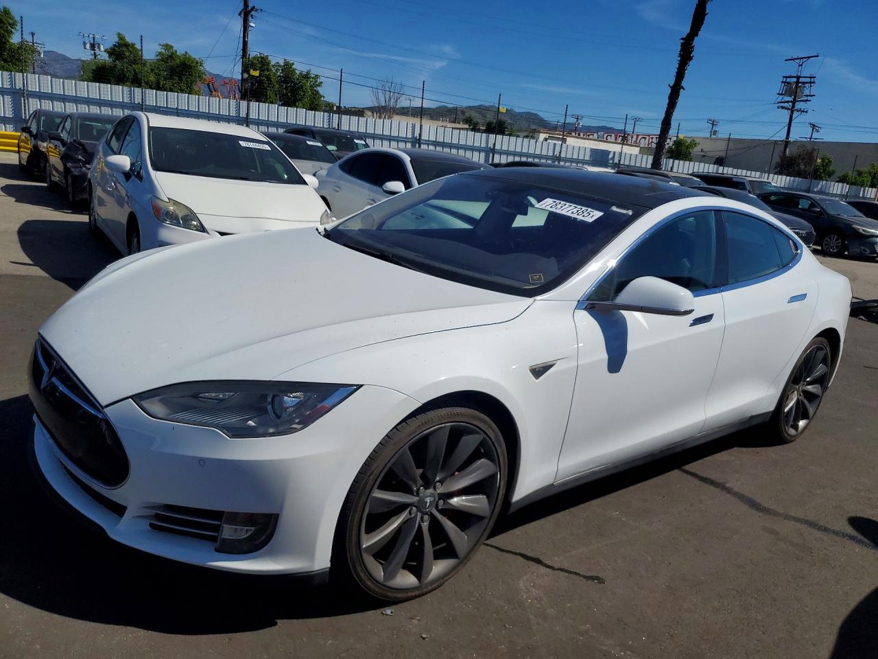 2014 Tesla Model s VIN 5YJSA1H11EFP45275 photo 1