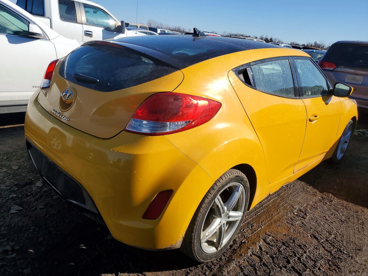 2014 Hyundai Veloster VIN KMHTC6AD0EU190466 photo 3