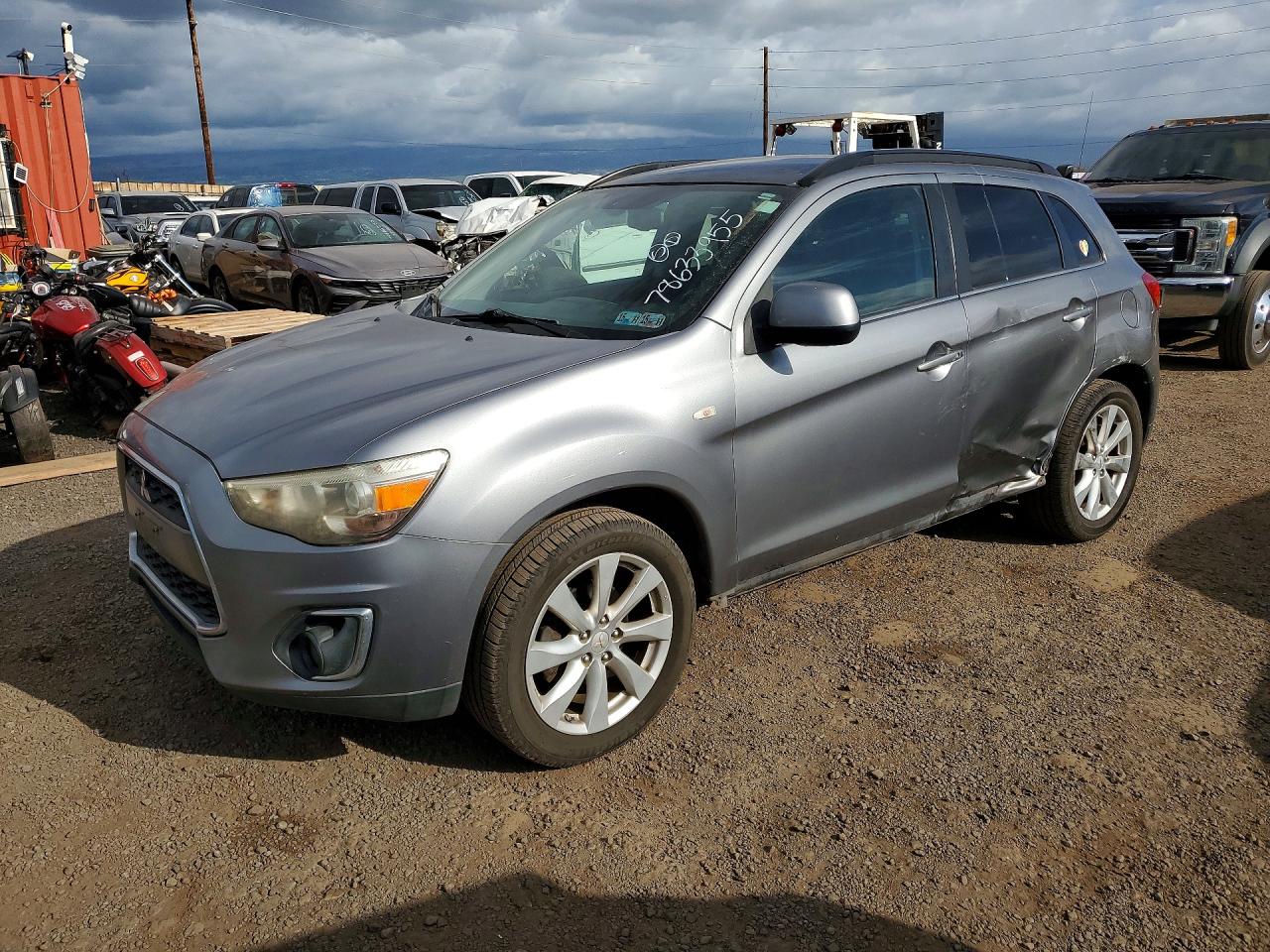 2014 MITSUBISHI Outlander VIN 4A4AR4AU8EE015822 photo 1