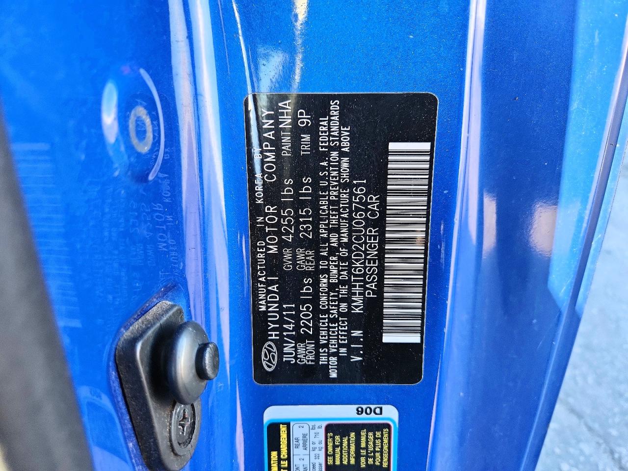 2012 Hyundai Genesis coupe VIN KMHHT6KD2CU067561 photo 12