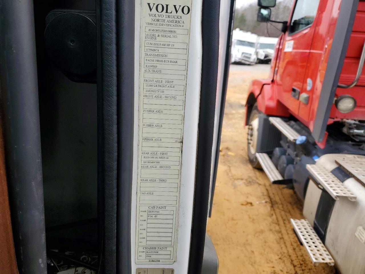 2017 Volvo All models VIN 4V4N39TGXHN988031 photo 10