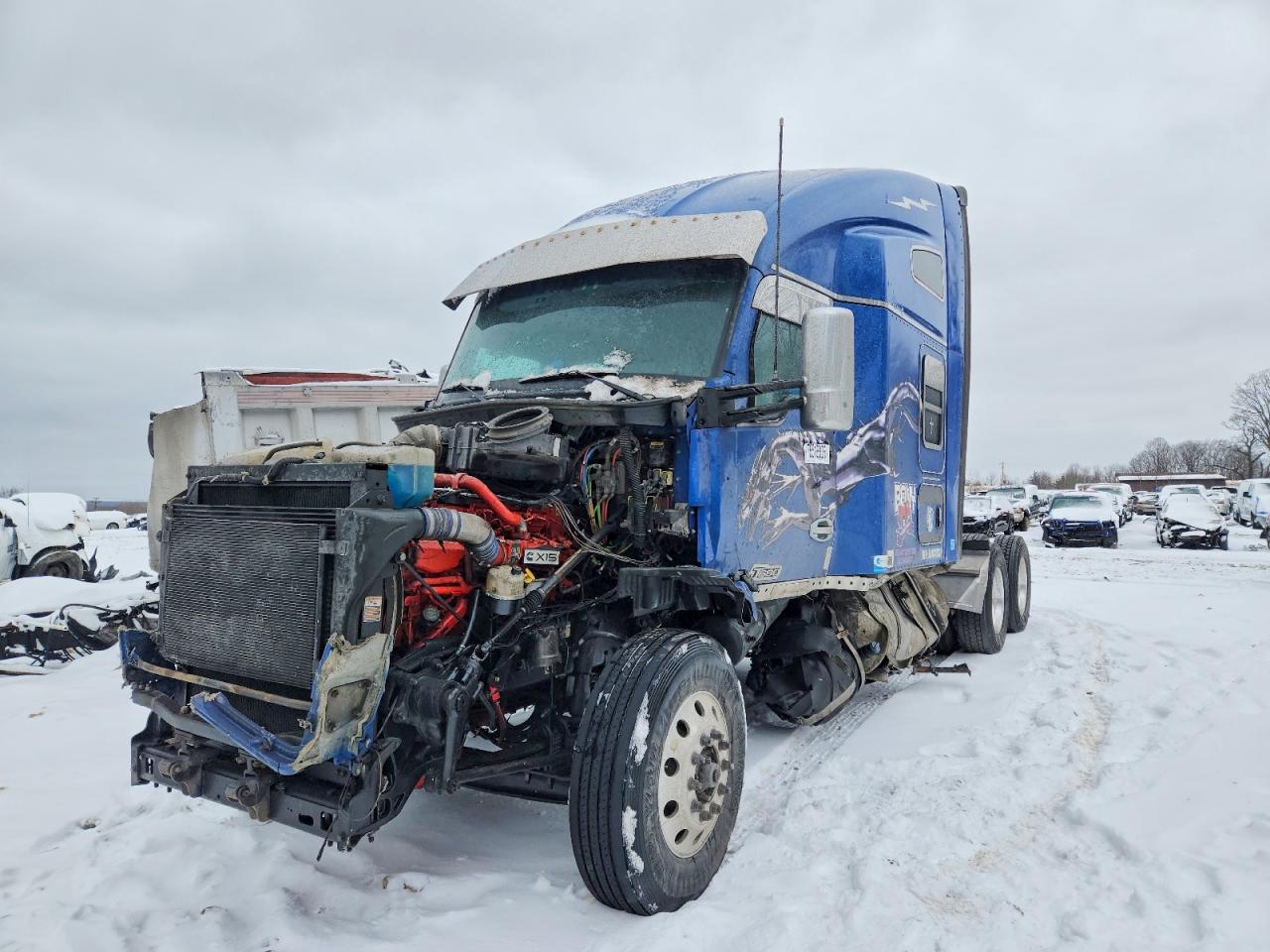 2022 KENWORTH Tractor VIN 1XKYD49X6NJ474930 photo 2