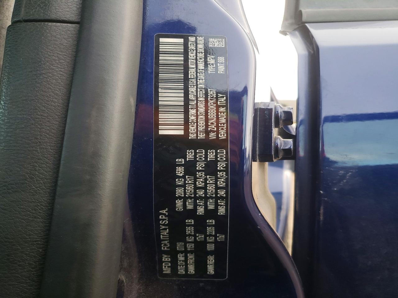 2019 Jeep Renegade VIN ZACNJBBB0KPK73267 photo 12