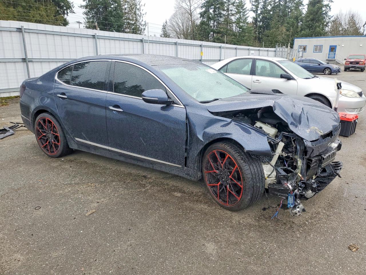 2014 Kia Cadenza VIN KNALN4D70E5122328 photo 4