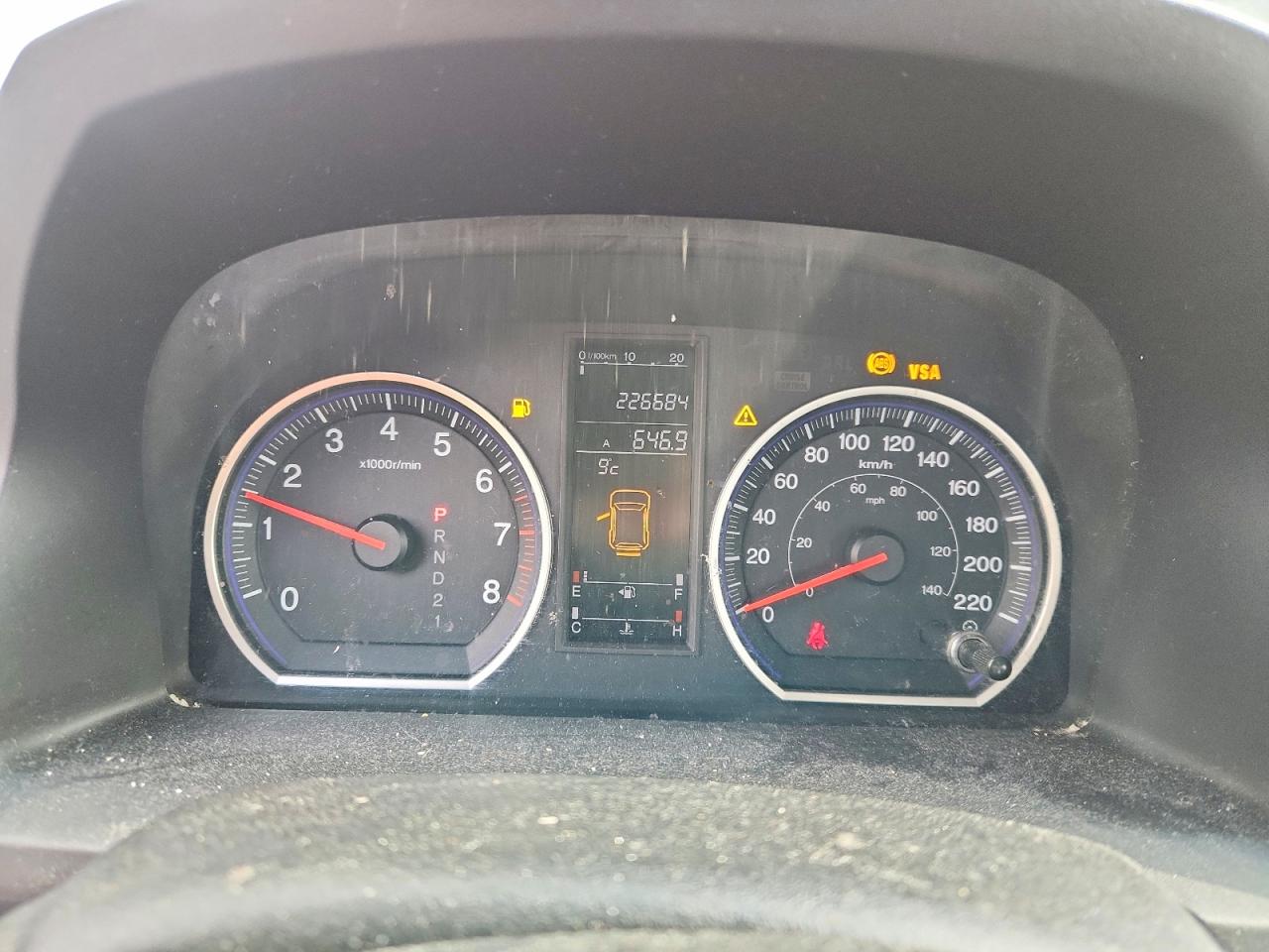 2008 Honda Crv VIN 5J6RE48748L806557 photo 9