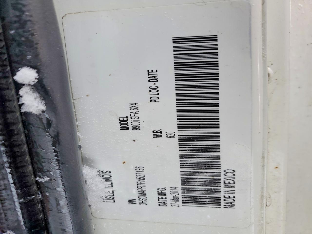 2015 International All models VIN 3HSDMAPR7FN527136 photo 10