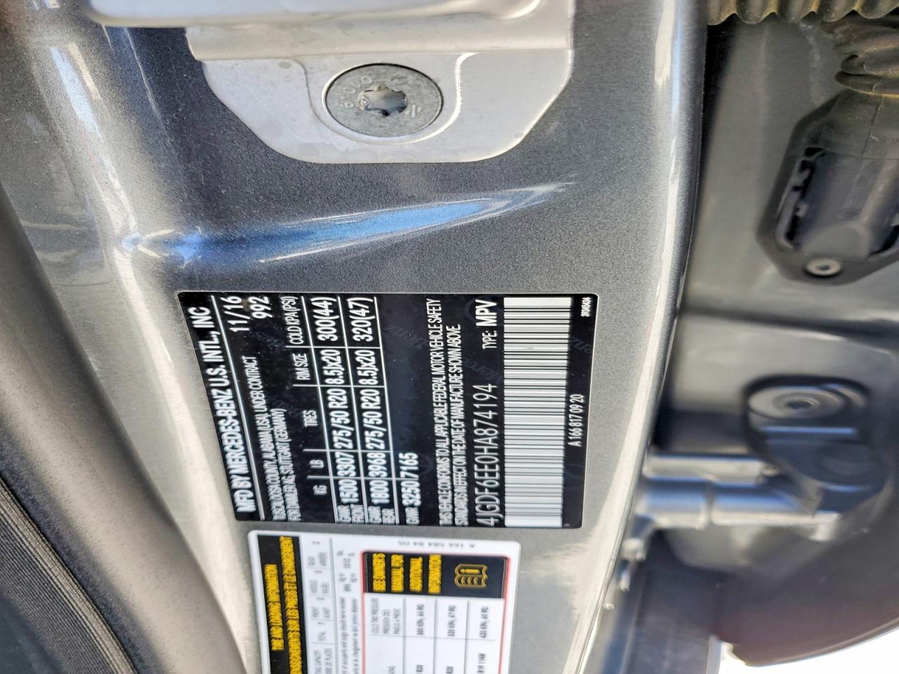 2017 Gls-class VIN 4JGDF6EE0HA874194 photo 12