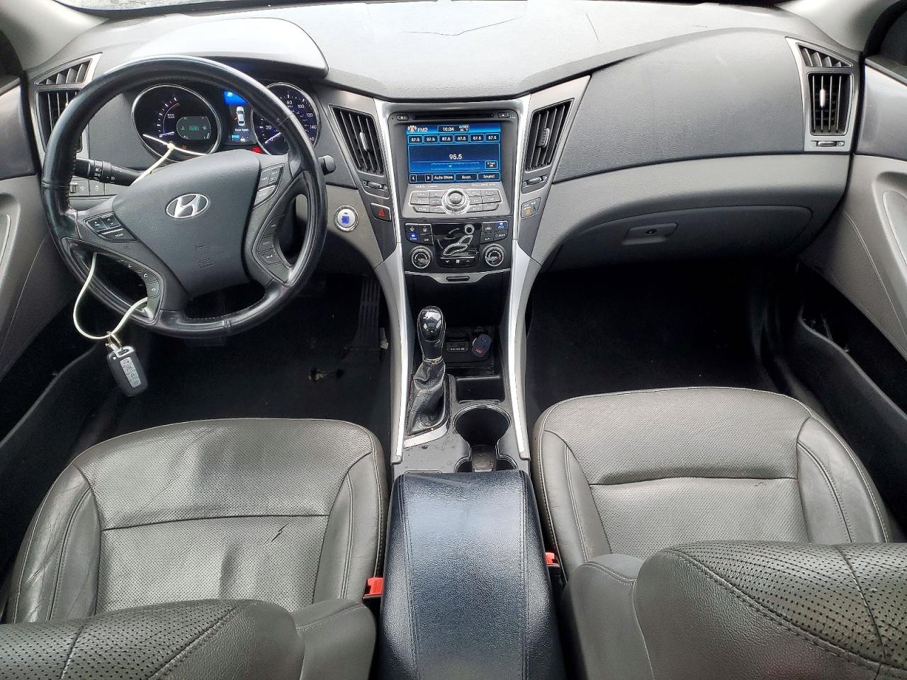 2014 Hyundai Sonata hybrid VIN KMHEC4A40EA110064 photo 8