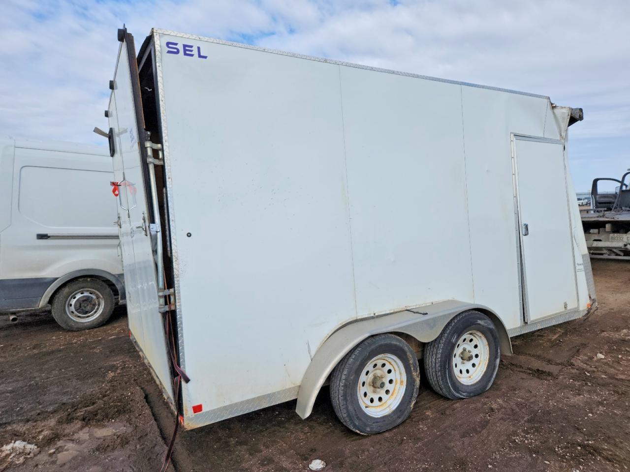 2022 SHARP 7X14'TA SEL ENCLOSED CARGO TRAILER VIN 1S9BE1427N1870266 photo 4