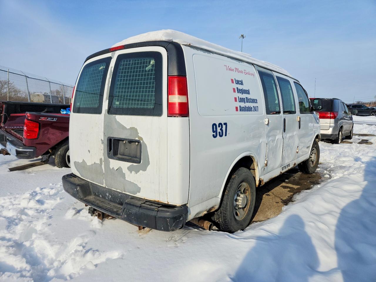 2006 CHEV Express VIN 1GCGG25VX61231842 photo 3