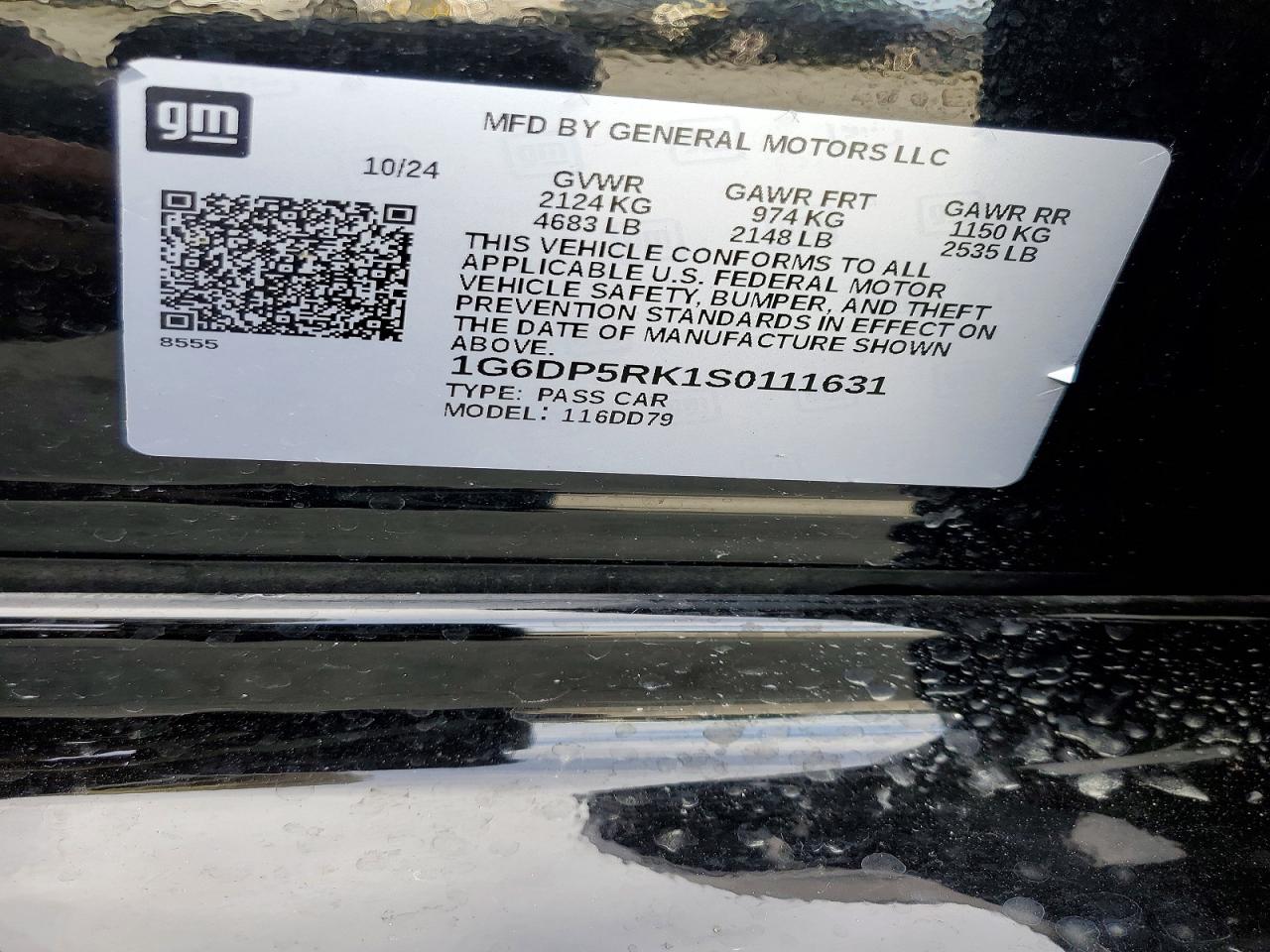 2025 Cadillac Ct5 VIN 1G6DP5RK1S0111631 photo 12