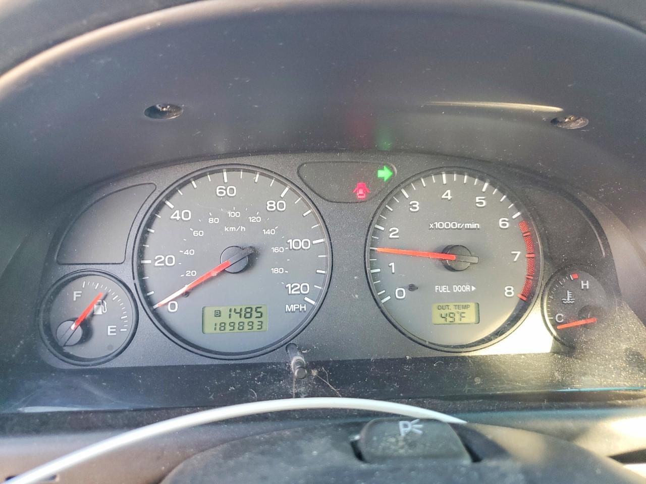 2002 SUBARU Forester VIN JF1SF63542H742946 photo 9