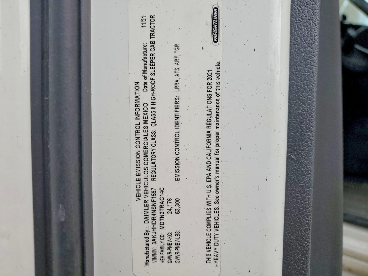 2022 FREIGHTLINER All other VIN 3AKJHHDR4NSNF1597 photo 9