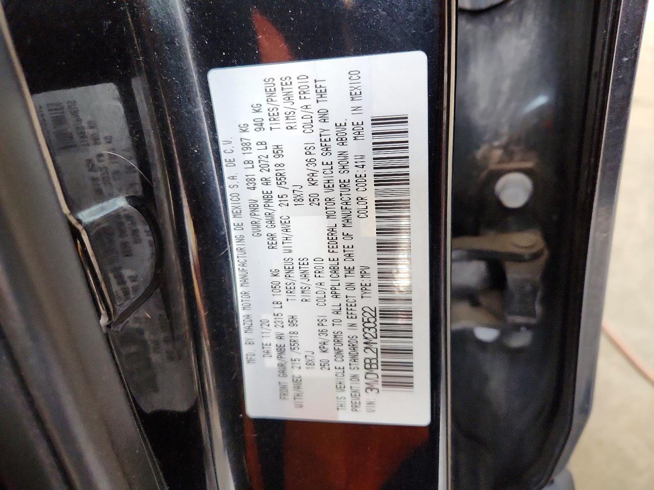 2021 Mazda Cx30 VIN 3MVDMBBL2MM230522 photo 12
