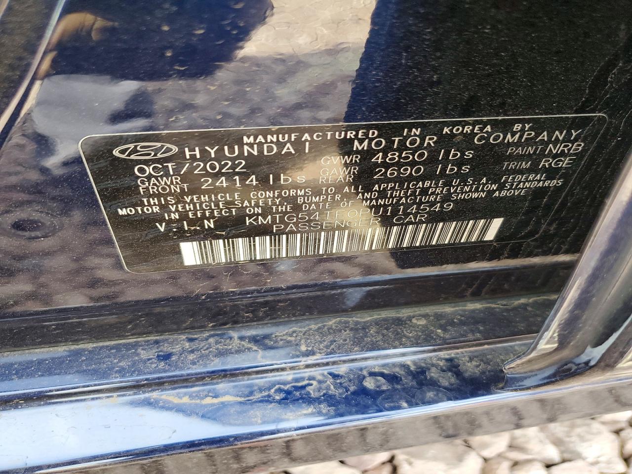 2023 Genesis G70 VIN KMTG54TE0PU114549 photo 12