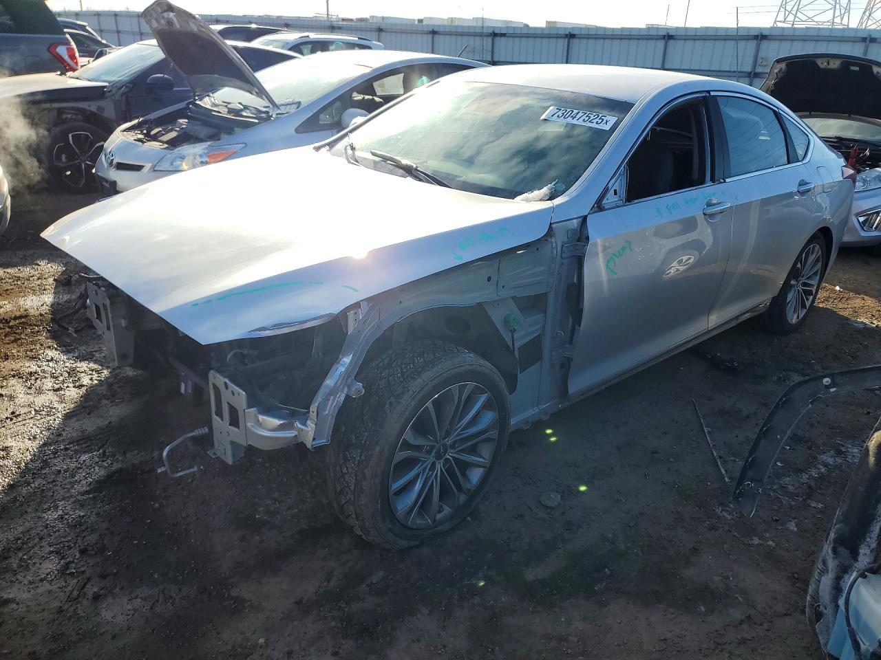 2017 Genesis G80 VIN KMHGN4JE7HU203758 photo 1