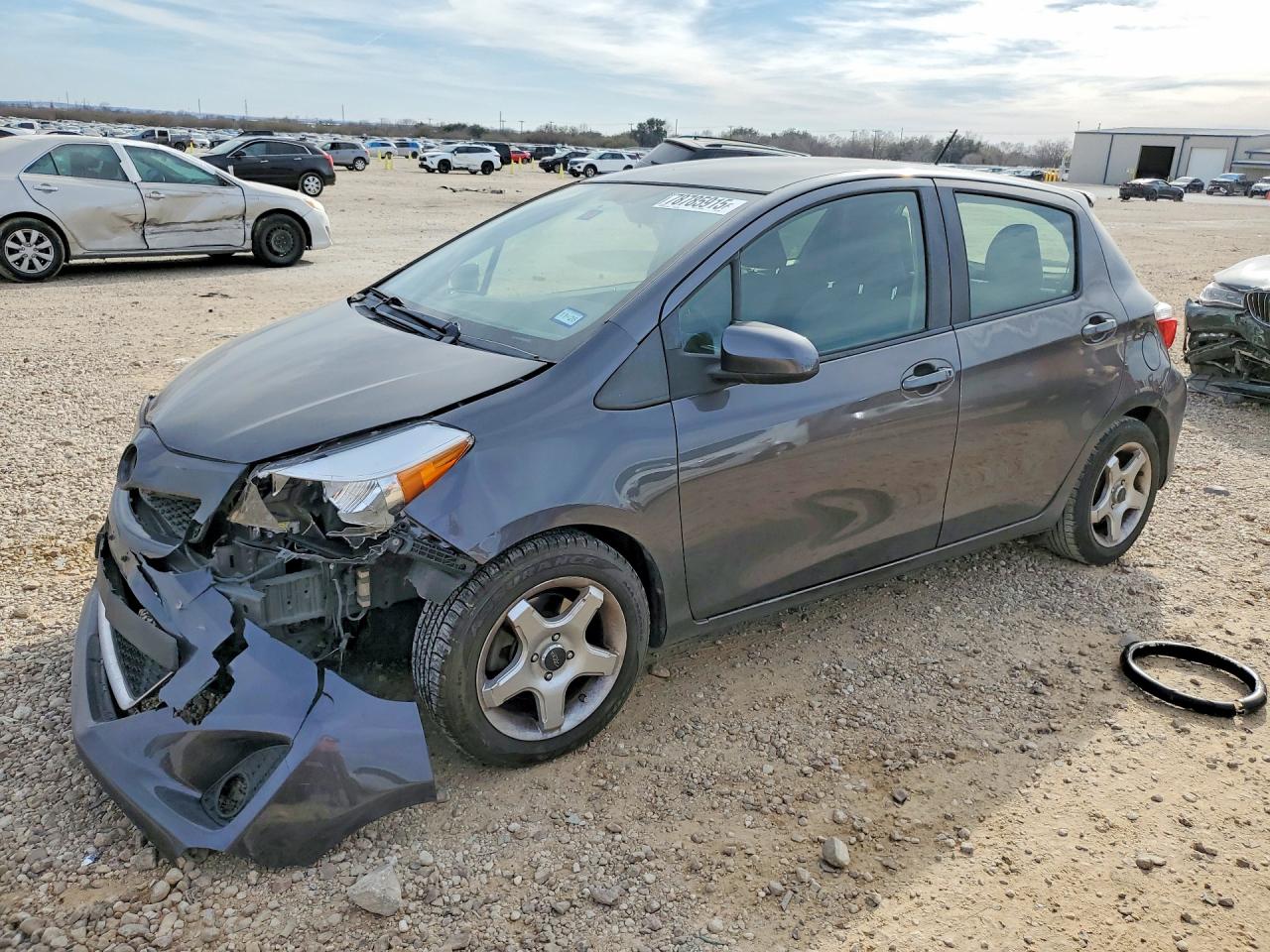 2014 Toyota Yaris VIN JTDKTUD3XED591675 photo 1