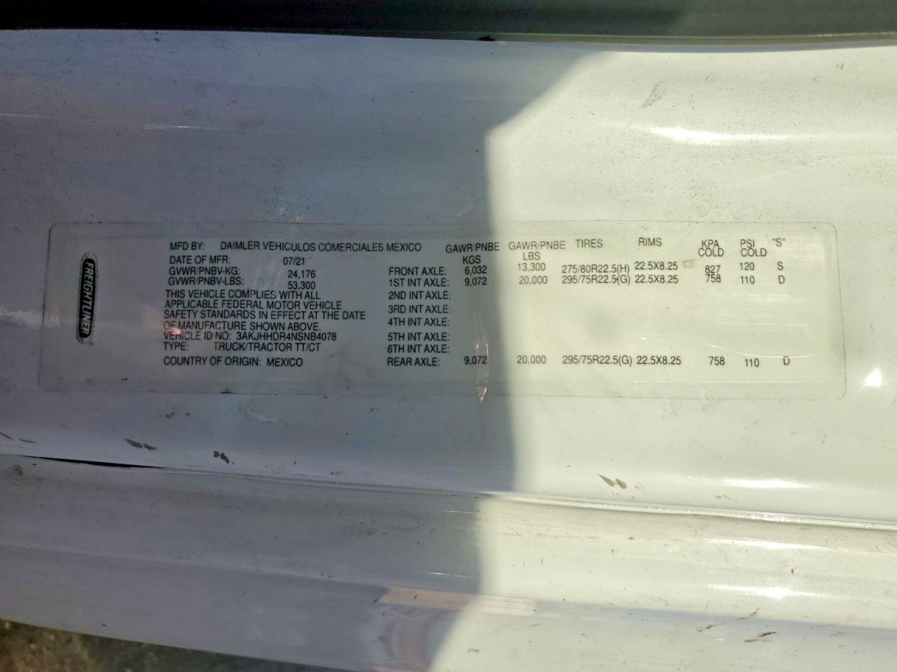 2022 FREIGHTLINER All other VIN 3AKJHHDR4NSNB4078 photo 10