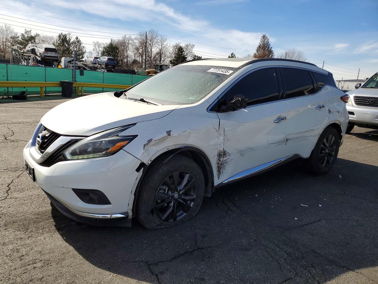 2018 NISS Murano VIN 5N1AZ2MH8JN185274 photo 1