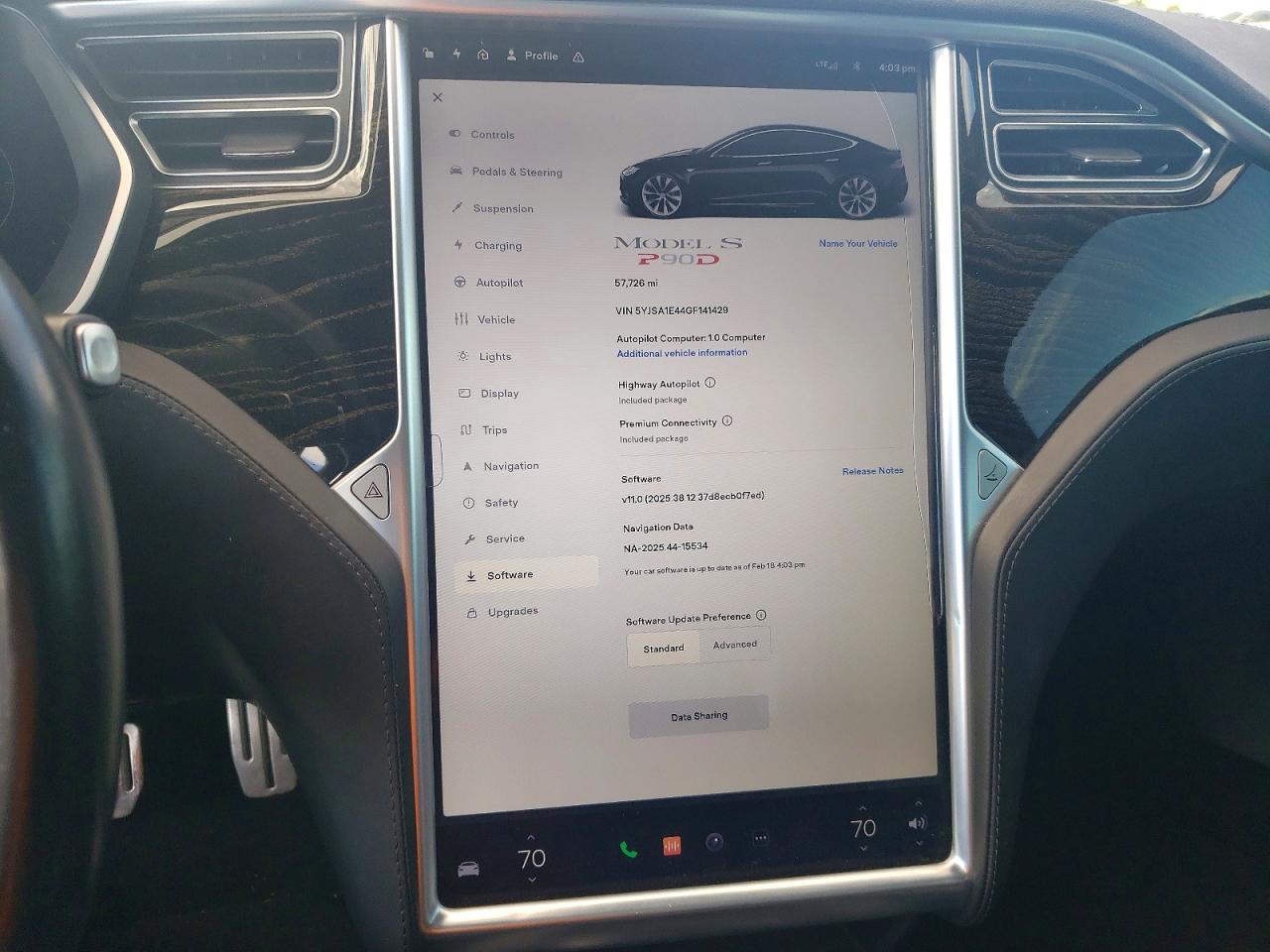 2016 Tesla Model s VIN 5YJSA1E44GF141429 photo 9