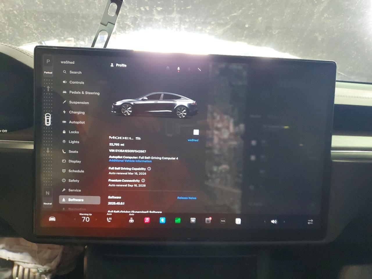 2024 Tesla Model s VIN 5YJSA1E50RF542567 photo 9
