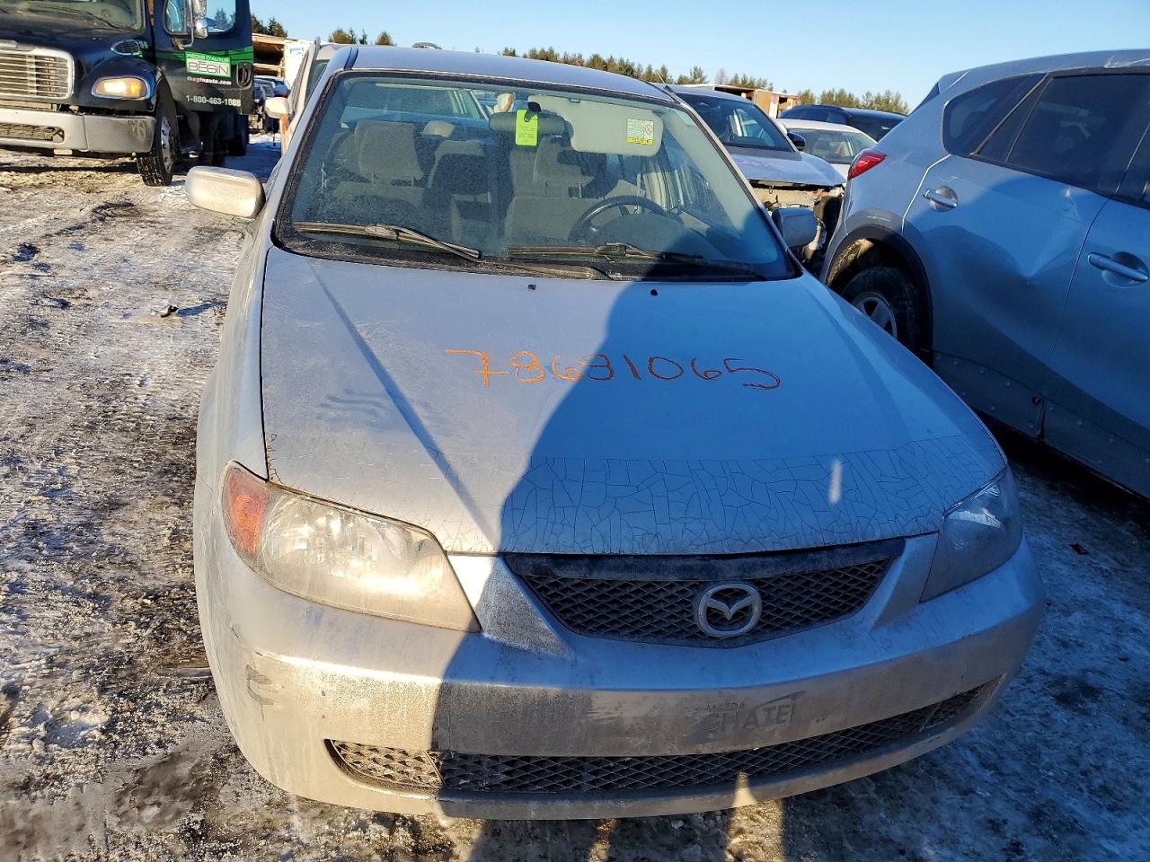 2003 MAZDA Protege VIN JM1BJ225730205765 photo 5