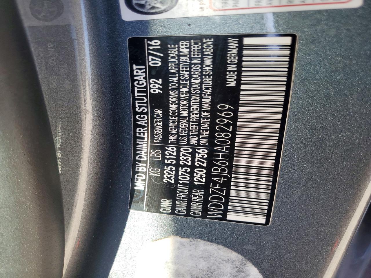 2017 Mercedes-Benz E-class VIN WDDZF4JB6HA082969 photo 12
