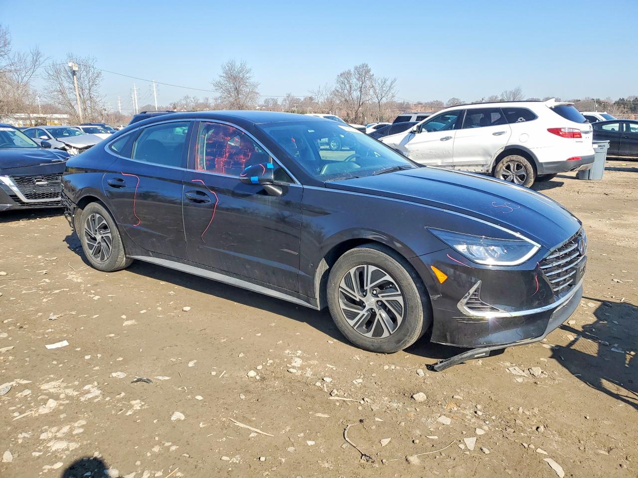 2021 Hyundai Sonata hybrid VIN KMHL24JJ8MA027593 photo 4