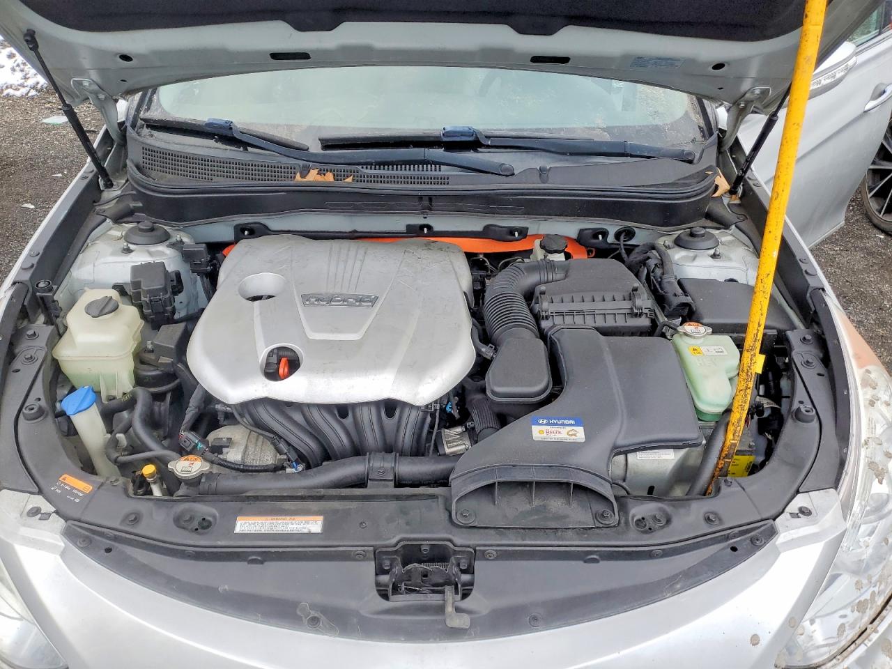 2014 Hyundai Sonata hybrid VIN KMHEC4A40EA110064 photo 11