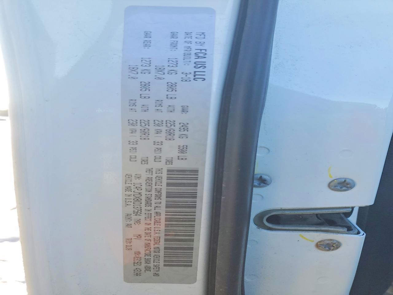 2019 Jeep Grand cher VIN 1C4PJMDX8KD137564 photo 12