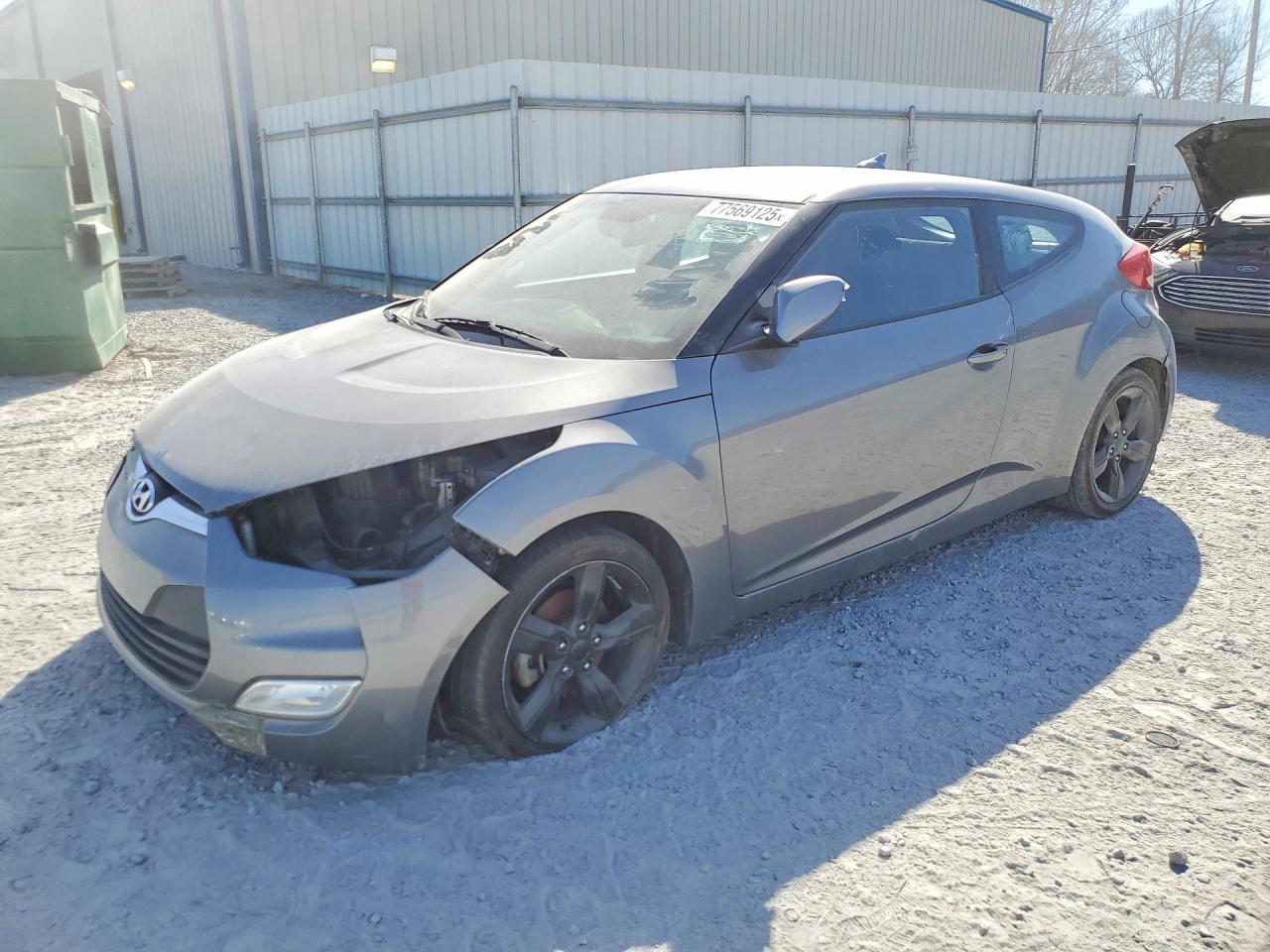 2017 Hyundai Veloster VIN KMHTC6AD0HU310495 photo 1