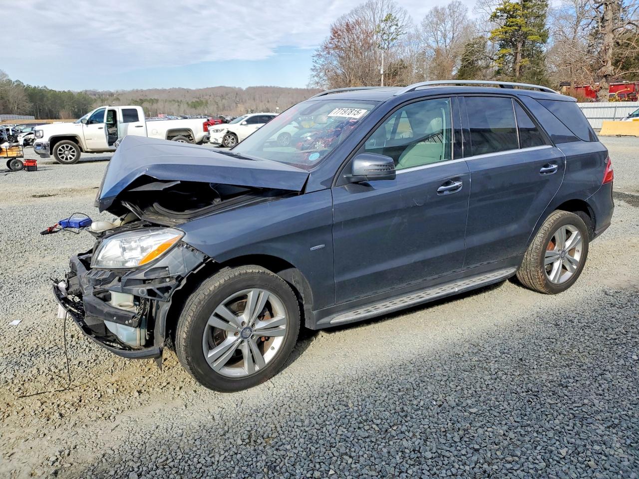 2012 MERCEDES-BENZ M-class VIN 4JGDA5HBXCA039724 photo 1