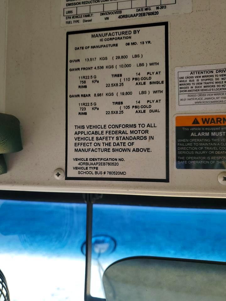 2014 Ic All models VIN 4DRBUAAP2EB760520 photo 10