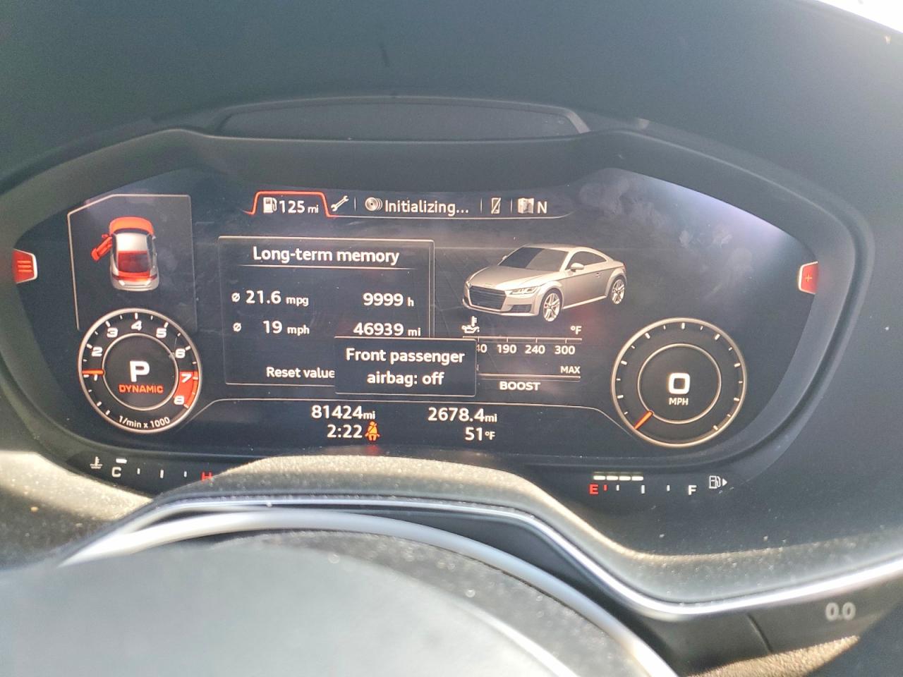 2016 Audi Tts VIN TRUC1AFV2G1030646 photo 9