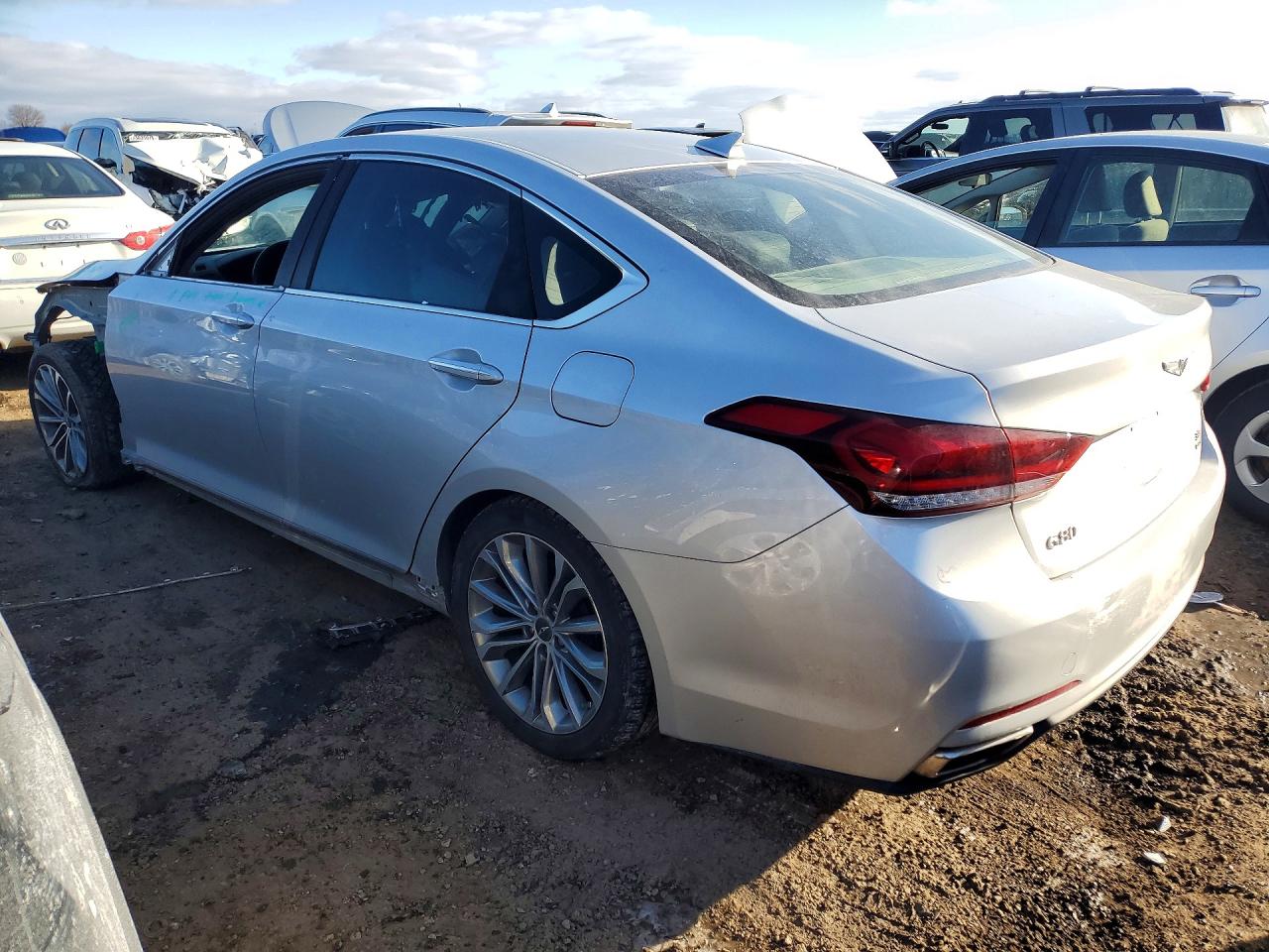 2017 Genesis G80 VIN KMHGN4JE7HU203758 photo 2